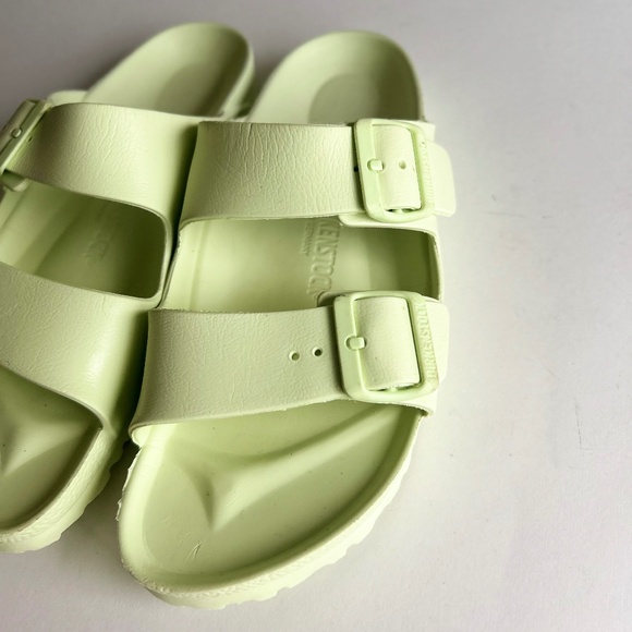 Birkenstock Arizona Eva Light Green Vinyl Slide Sandals size EUR 39, US 8.5 - Picture 6 of 13